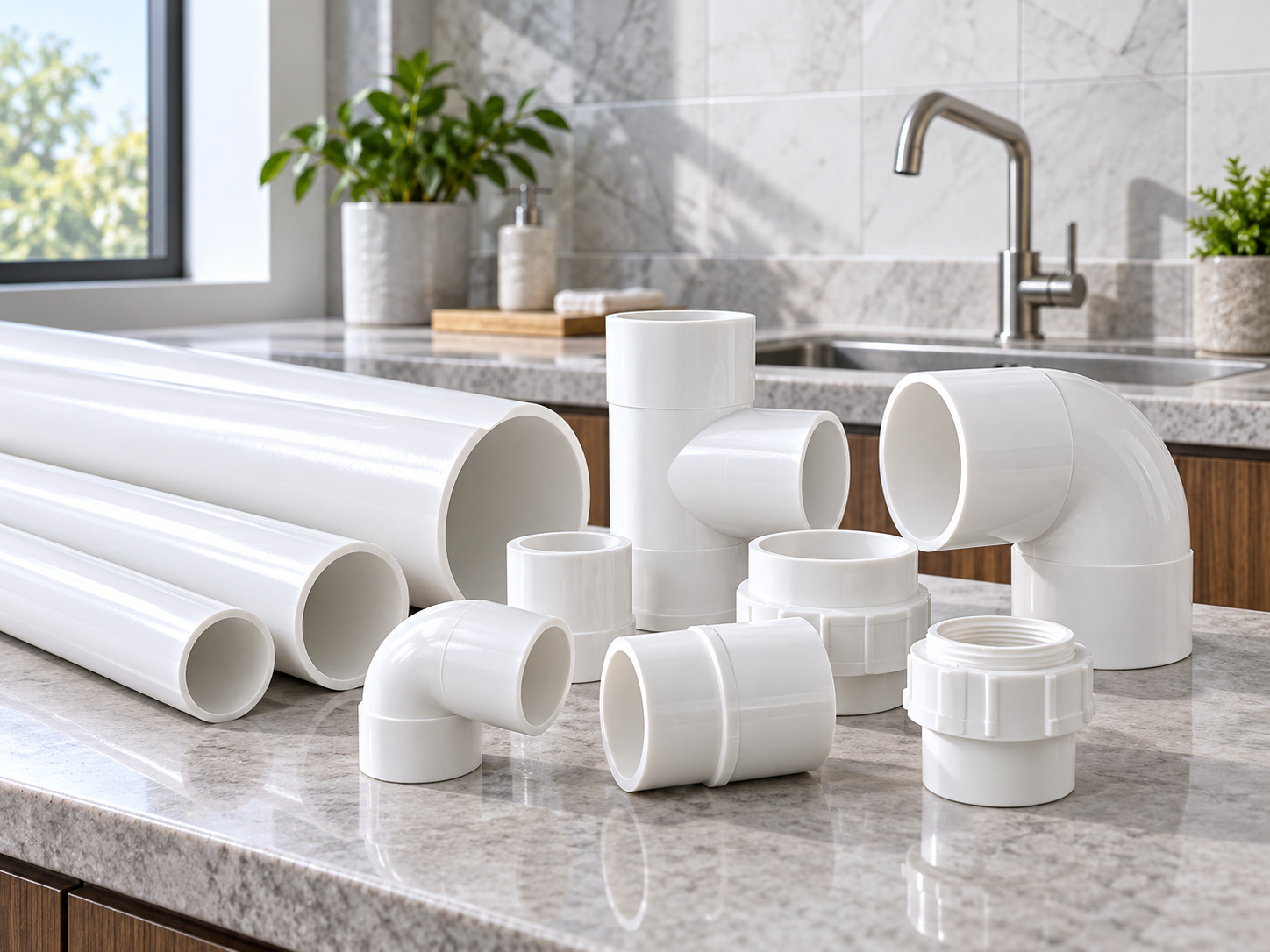 UPVC plumbing pipes and fittings